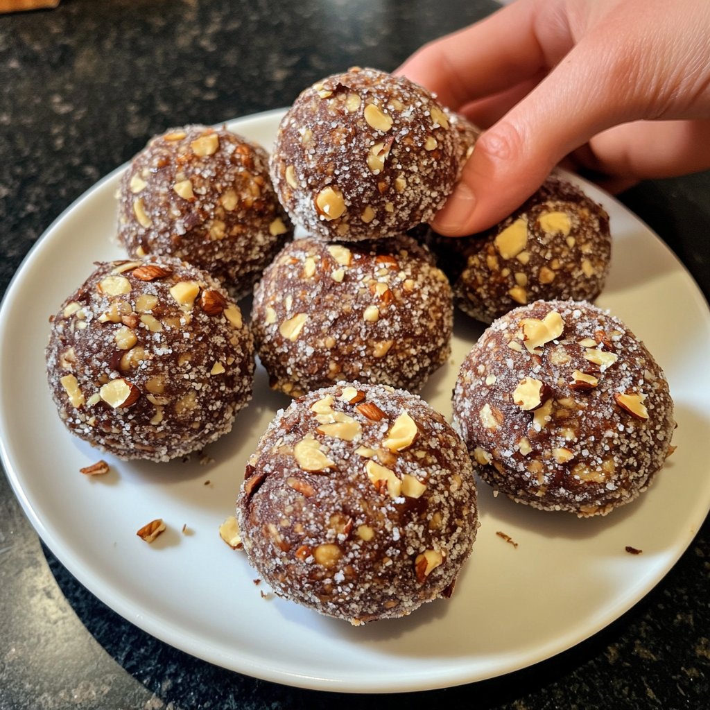 Protein Bällchen mit Proteinpulver