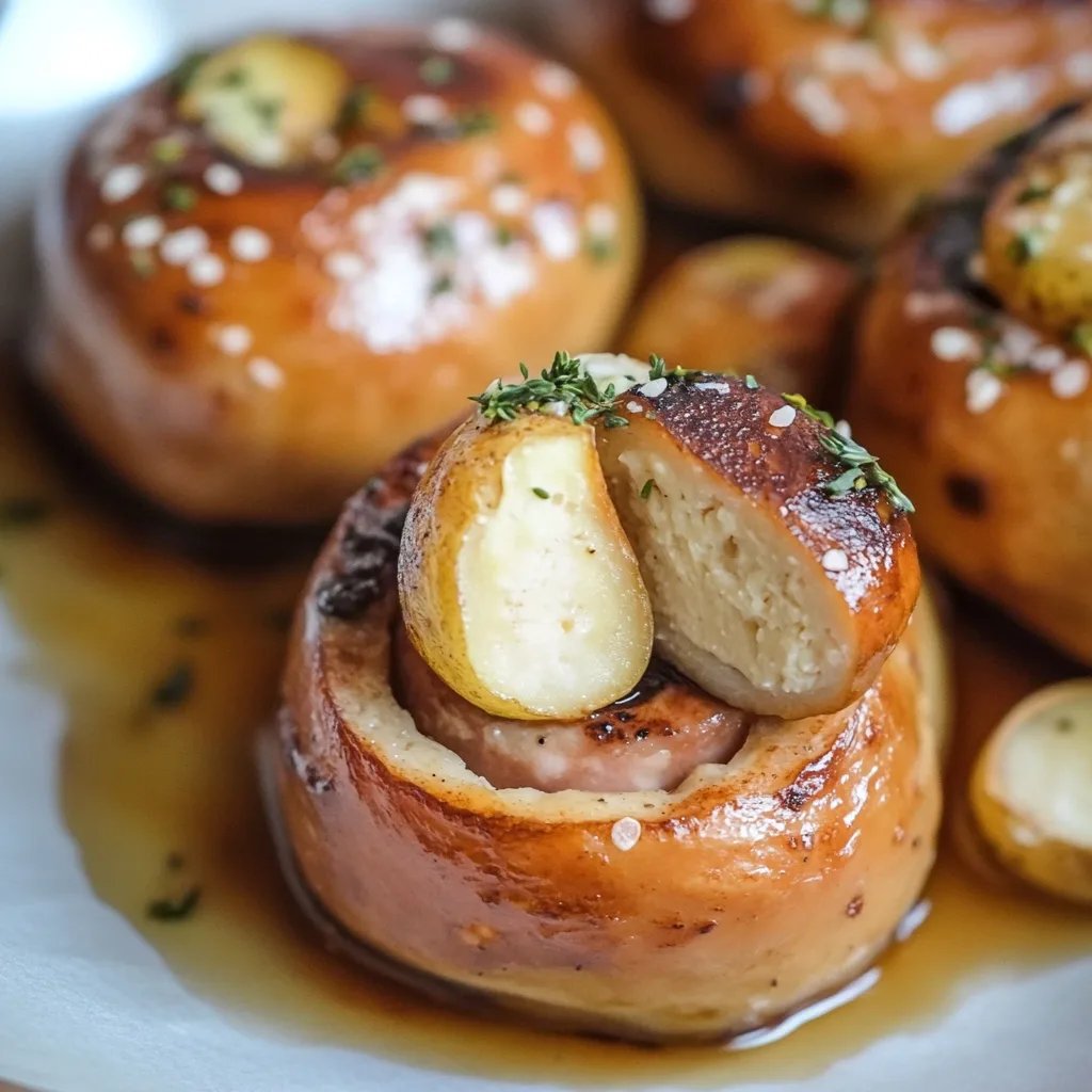 Würstchen im Laugen-Schlafrock