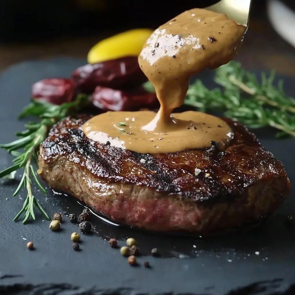 Steak mit Bourbon Sauce