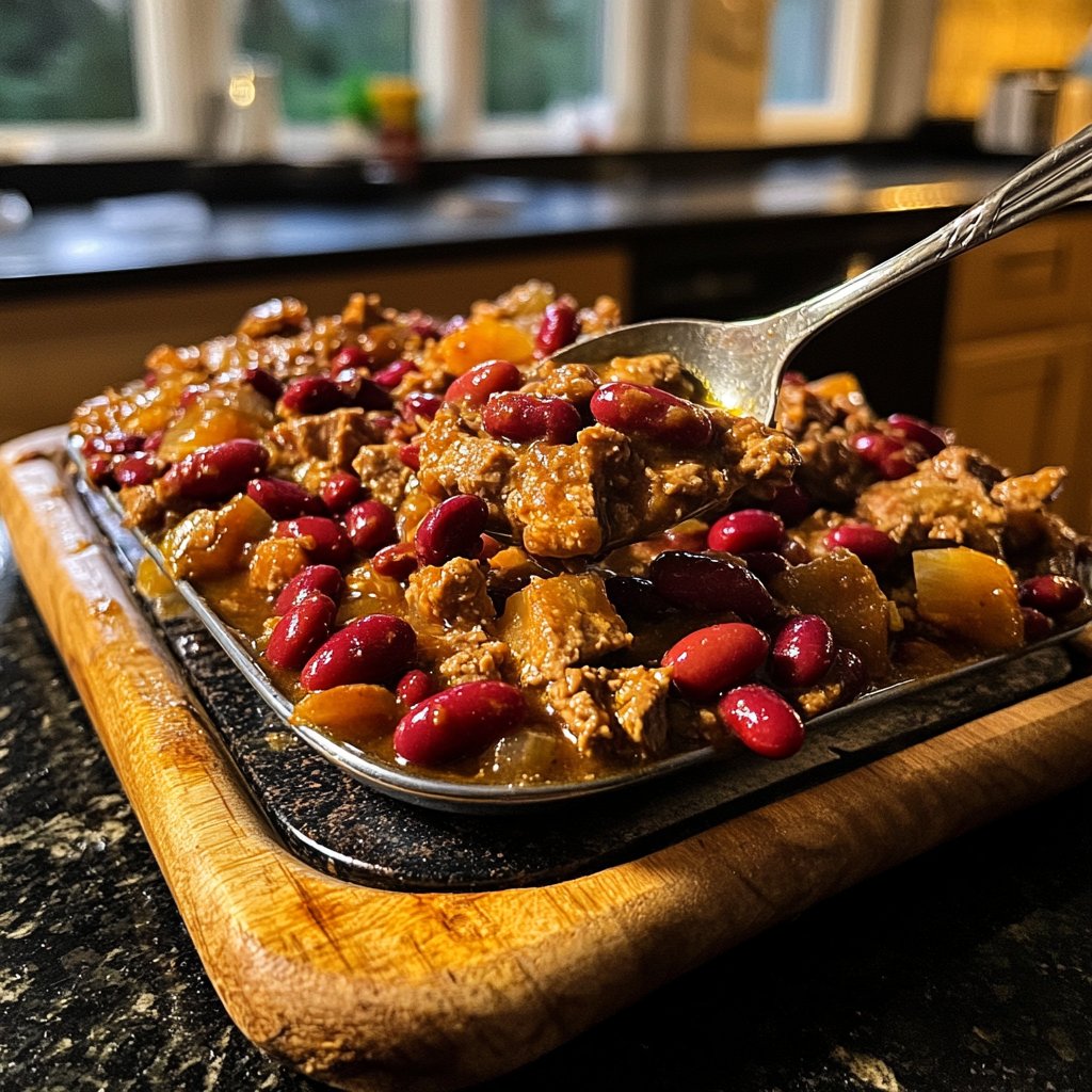 Hackfleisch Pfanne mit Kidneybohnen