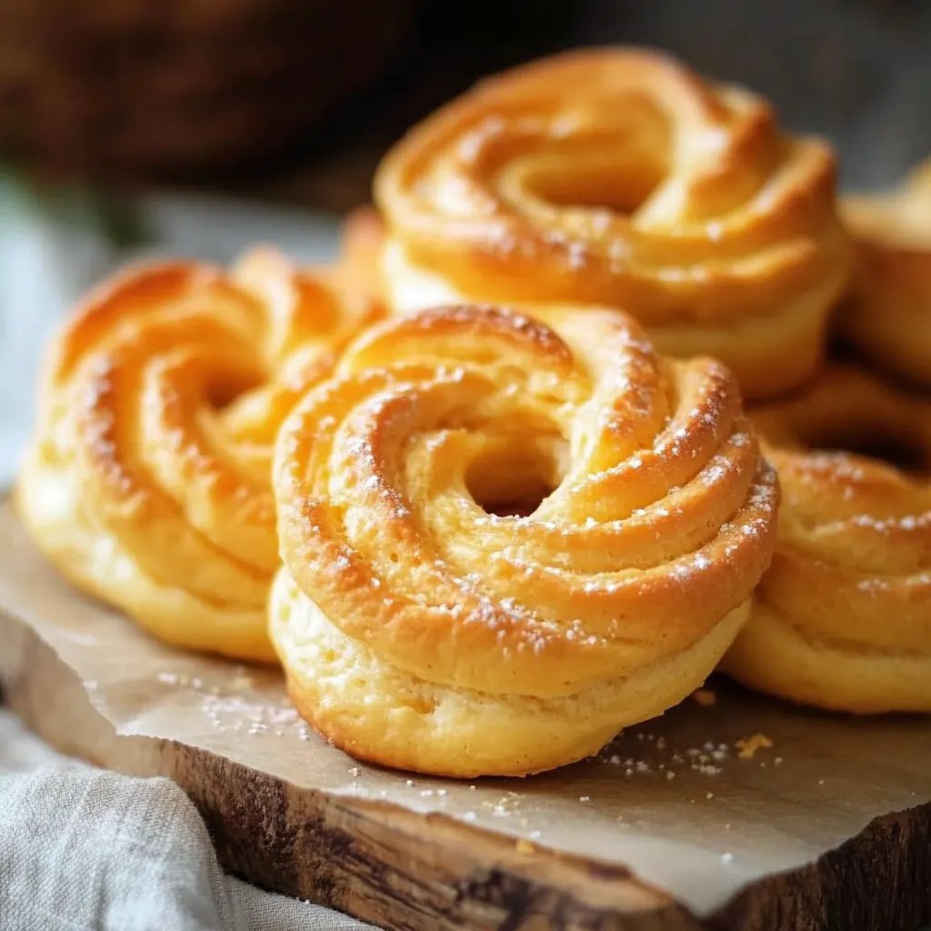 Zartes Butter Spritzgebäck mit Puderzucker